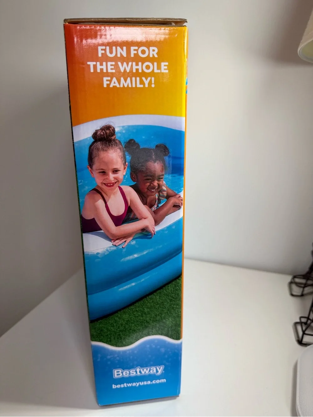Blue Rectangular Kids Swim Pool